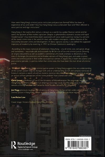 Produktbild: Criminal Justice in Hong Kong