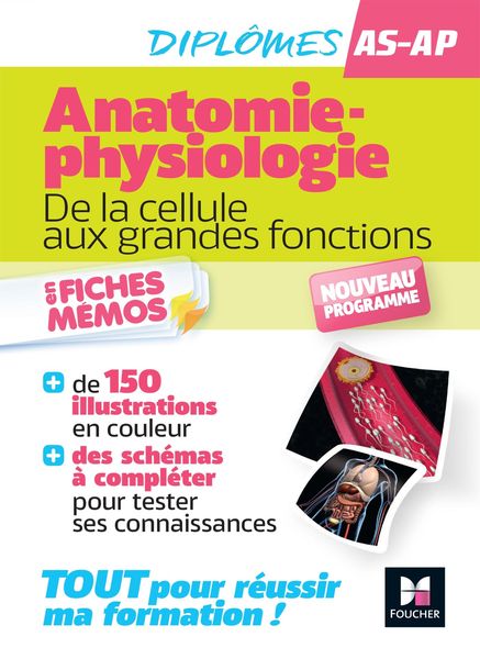 Produktbild: L'anatomie-physiologie - AS/AP, Aide-Soignant, Auxiliaire de pu&eacute;riculture - Nouveau programme