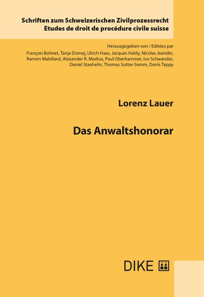 Produktbild: Das Anwaltshonorar