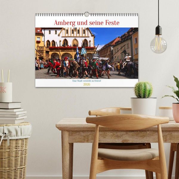 Produktbild: Amberg und seine Feste (Wandkalender 2026 DIN A3 quer), CALVENDO Monatskalender