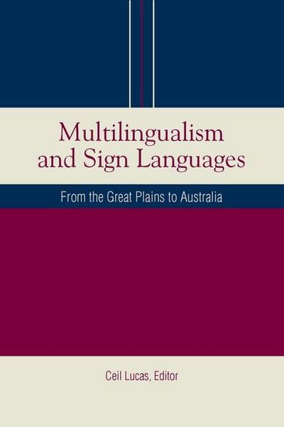 Produktbild: Multilingualism and Sign Languages