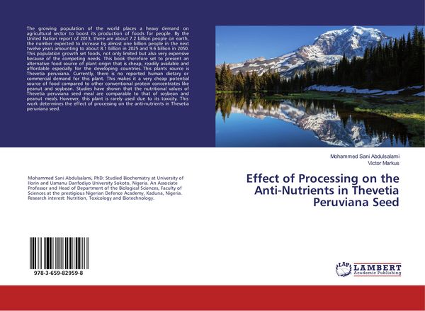 Produktbild: Effect of Processing on the Anti-Nutrients in Thevetia Peruviana Seed