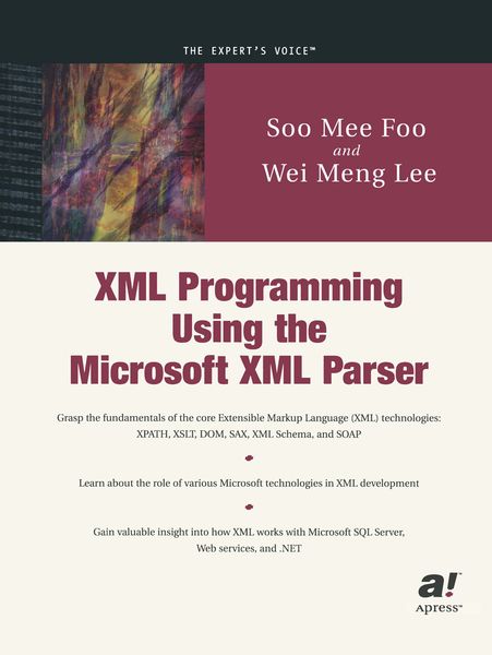 Produktbild: XML Programming Using the Microsoft XML Parser