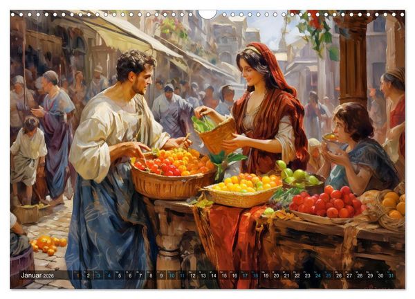 Produktbild: R&ouml;misches Leben - Antikes Stadtleben im R&ouml;mischen Imperium (Wandkalender 2026 DIN A3 quer), CALVENDO Monatskalender