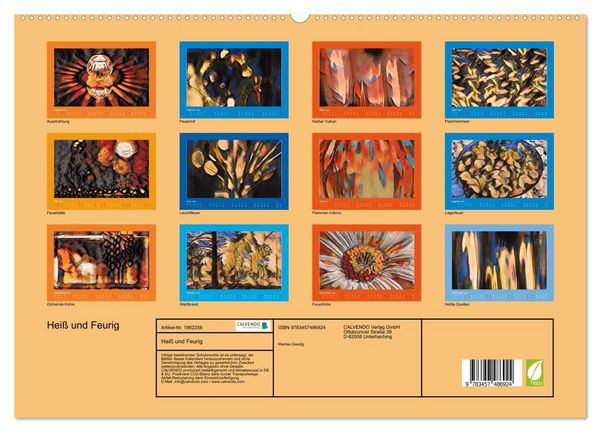 Produktbild: Hei&szlig; und Feurig (hochwertiger Premium Wandkalender 2026 DIN A2 quer), Kunstdruck in Hochglanz
