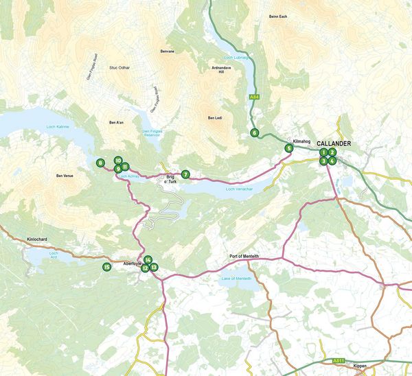 Produktbild: 15 Short Walks in the Trossachs - Callander and Aberfoyle