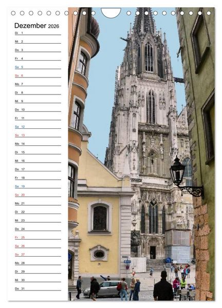 Produktbild: Regensburg - Ansichtssache (Wandkalender 2026 DIN A4 hoch), CALVENDO Monatskalender