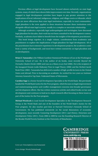 Produktbild: Legal Pluralism and Development