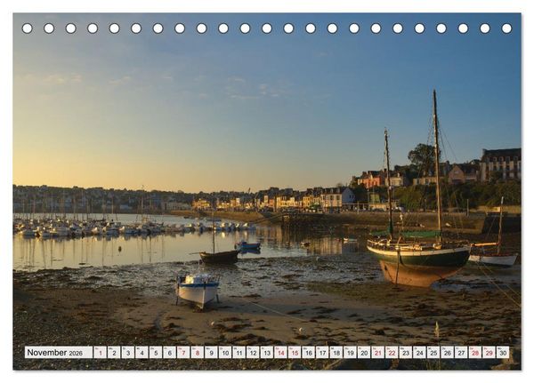 Produktbild: Begeisterung f&uuml;r die Bretagne (Tischkalender 2026 DIN A5 quer), CALVENDO Monatskalender