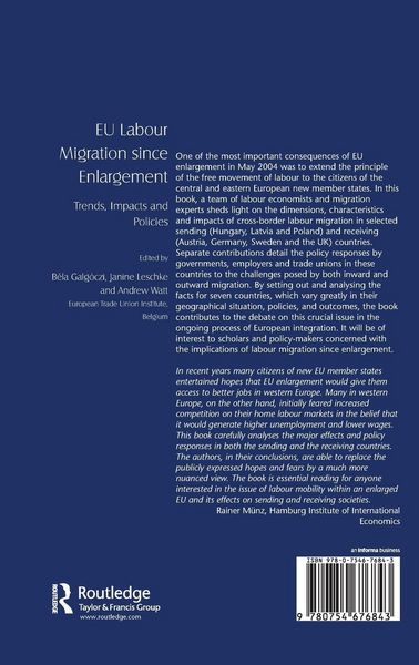 Produktbild: EU Labour Migration since Enlargement