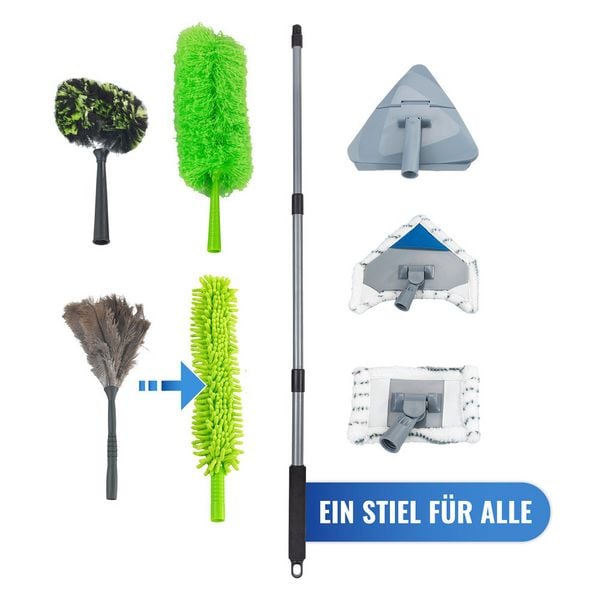 Produktbild: Teleskop-Staubschwert mit Knickgelenk, magnetisch anziehender Staubwischer