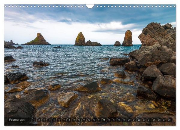 Produktbild: Sizilien &ndash; Landschaft und Architektur (Wandkalender 2026 DIN A3 quer), CALVENDO Monatskalender