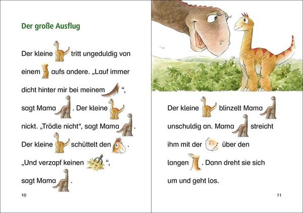 Produktbild: Lesenlernen in 3 Schritten - Die sch&ouml;nsten Dinogeschichten