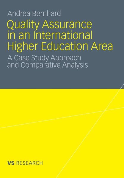 Produktbild: Quality Assurance in an International Higher Education Area