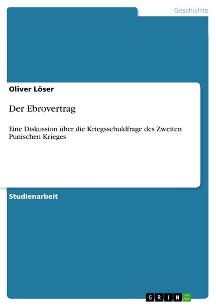 Produktbild: Der Ebrovertrag