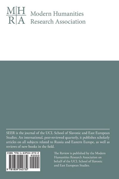 Produktbild: Slavonic & East European Review (101
