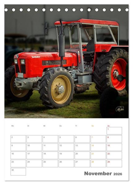 Produktbild: Oldtimer - mein Trecker (Tischkalender 2026 DIN A5 hoch), CALVENDO Monatskalender