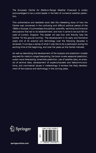 Produktbild: Medium-Range Weather Prediction