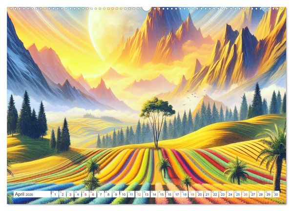 Produktbild: Futurplaneten (Wandkalender 2026 DIN A2 quer), CALVENDO Monatskalender