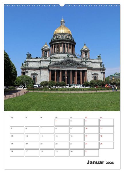 Produktbild: Russland - Terminplaner (hochwertiger Premium Wandkalender 2026 DIN A2 hoch), Kunstdruck in Hochglanz