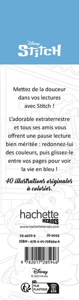 Produktbild: Stitch : 40 marque-pages &agrave; colorier