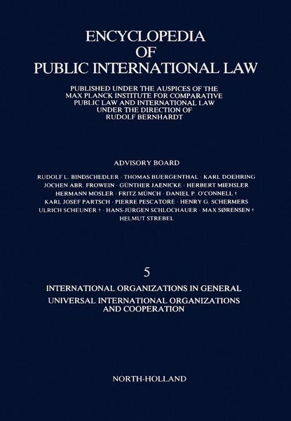 Produktbild: International Organizations in General Universal International Organizations and Cooperation