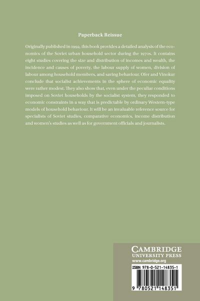 Produktbild: The Soviet Household Under the Old Regime