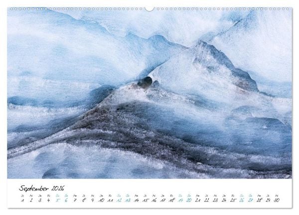 Produktbild: Eiswelten Morteratsch (hochwertiger Premium Wandkalender 2026 DIN A2 quer), Kunstdruck in Hochglanz