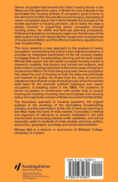 Produktbild: Housing Policy and Economic Power