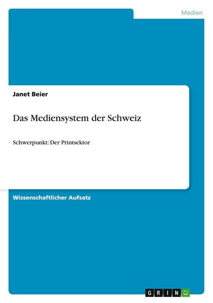 Produktbild: Das Mediensystem der Schweiz