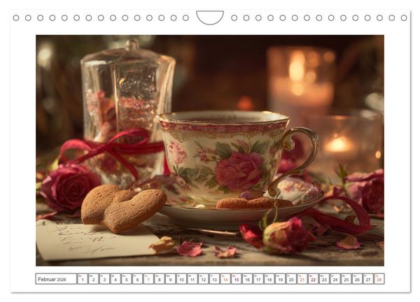 Produktbild: Nostalgische Teestunden (Wandkalender 2026 DIN A4 quer), CALVENDO Monatskalender