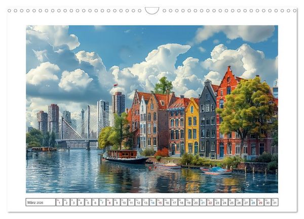 Produktbild: Reisest&auml;dte Europas (Wandkalender 2026 DIN A3 quer), CALVENDO Monatskalender