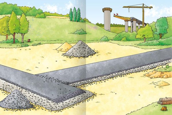 Produktbild: Erstes Stickern Metallic &ndash; Baustelle