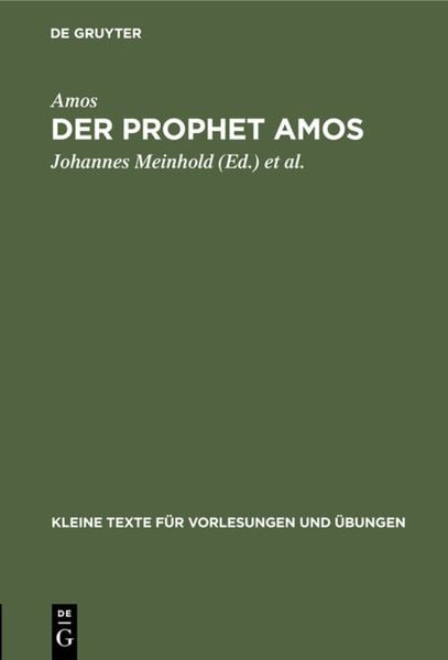 Produktbild: Der Prophet Amos