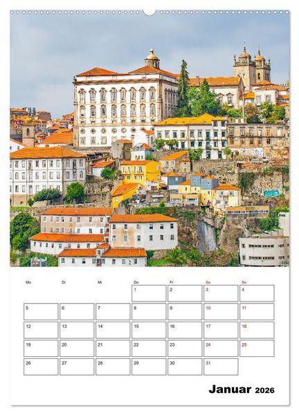 Produktbild: Porto - ein Traumreiseziel (hochwertiger Premium Wandkalender 2026 DIN A2 hoch), Kunstdruck in Hochglanz