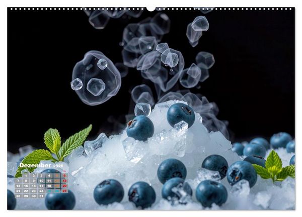 Produktbild: Superfood Blaubeeren und Erdbeeren (Wandkalender 2026 DIN A2 quer), CALVENDO Monatskalender