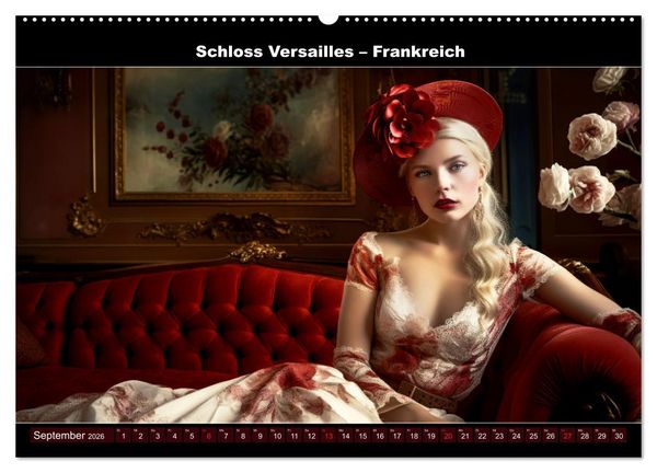 Produktbild: Model-Shooting weltweit mit der k&uuml;nstlichen Intelligenz (Wandkalender 2026 DIN A2 quer), CALVENDO Monatskalender