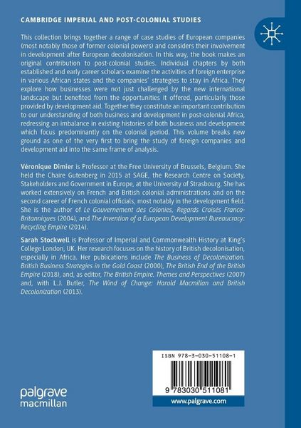 Produktbild: The Business of Development in Post-Colonial Africa