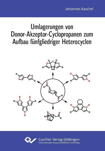 Produktbild: Umlagerungen von Donor-Akzeptor-Cyclopropanen zum Aufbau f&uuml;nfgliedriger Heterocyclen