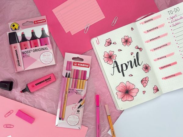 Produktbild: STABILO Pen 68 & point 88 8er Etui Shades of Pink