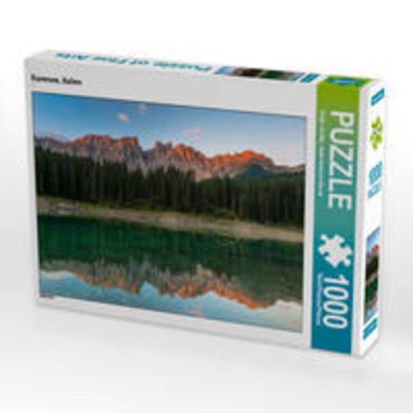 CALVENDO Puzzle Karersee, Italien | 1000 Teile Lege-Größe 64x48cm Foto-Puzzle für glückliche Stunden