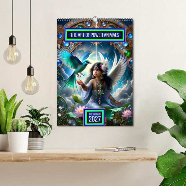 Produktbild: The Art of Power Animals (Wall Calendar 2027 DIN A3 portrait), CALVENDO 12 Month Wall Calendar