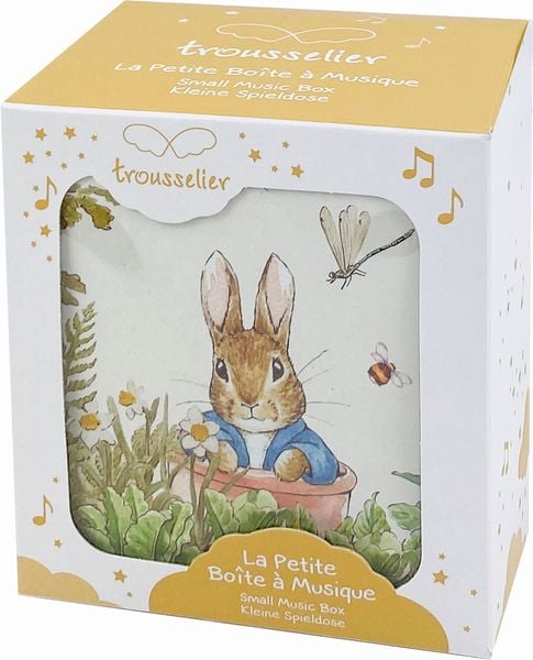 Produktbild: TROUSSELIER - Musikspieldose mit Schublade Peter Hase, Libelle