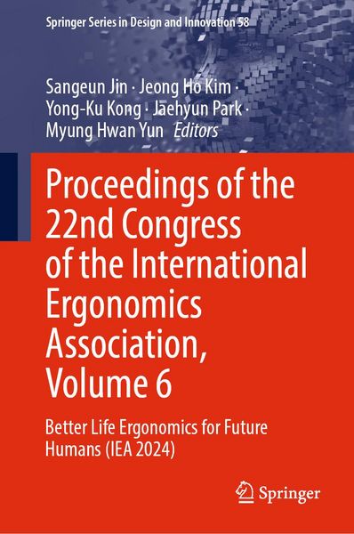 Produktbild: Proceedings of the 22nd Congress of the International Ergonomics Association, Volume 6