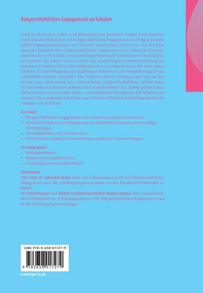 Produktbild: B&uuml;rgerschaftliches Engagement an Schulen