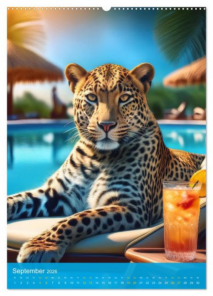 Produktbild: Crazy Safari (hochwertiger Premium Wandkalender 2026 DIN A2 hoch), Kunstdruck in Hochglanz