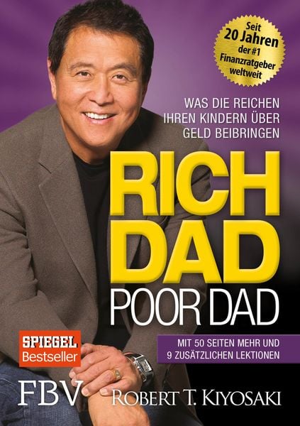 Rich Dad Poor Dad, Taschenbuch von Robert Kiyosaki, Finanzbuch Verlag