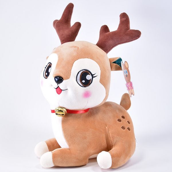 Produktbild: Pl&uuml;sch Hirsch mit Gl&ouml;ckchen 35cm
