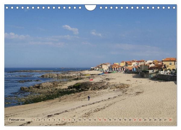 Produktbild: Von Porto nach Santiago de Compostela (Wandkalender 2026 DIN A4 quer), CALVENDO Monatskalender