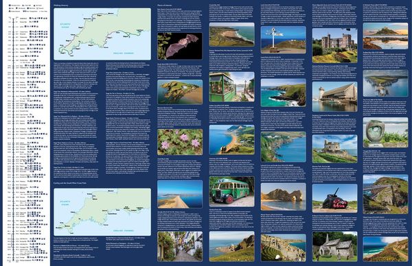 Produktbild: South West Coast Path National Trail Map